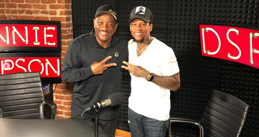 Donnie with D.L. Hughley