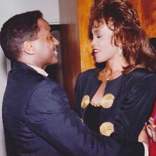 Donnie with Whitney Houston