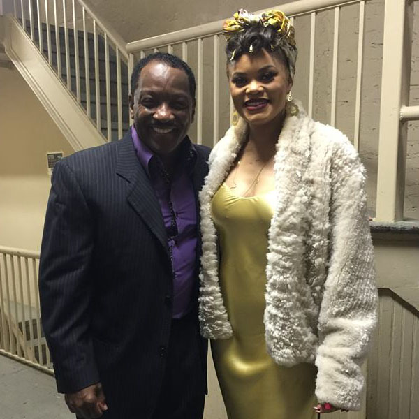 Donnie with Andra Day.