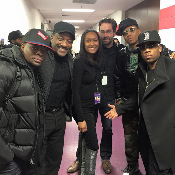 Donnie with daughter Dawn, son in-law, John pictured with BBD.