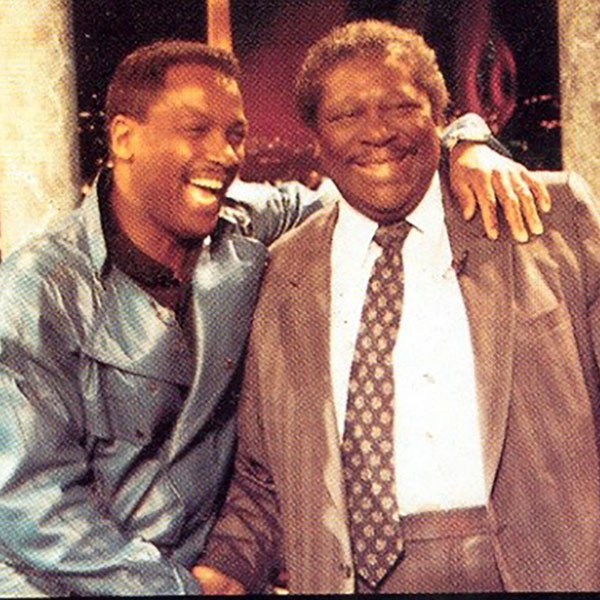 Donnie pictured with B.B. King.