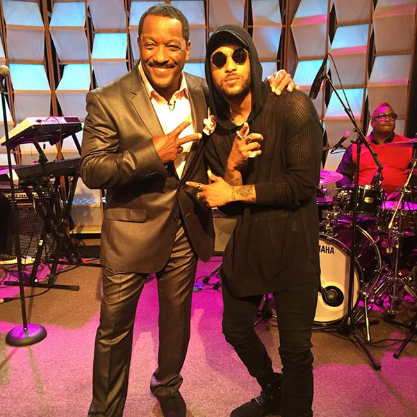 Donnie Simpson with Ro James on Donnie After Dark