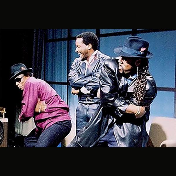Donnie Simpson with Jimmy Jam and Terry Lewis