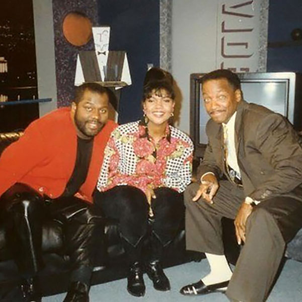 Donnie Simpson with BeBe and CeCe Winans